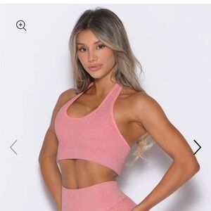 Bombshell Sportswear Pink Seamless Sports Bra